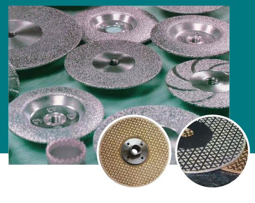 100mm ila 180mm Vakum Lehimli Elmas Bıçak Çanağı Taşlama Diski