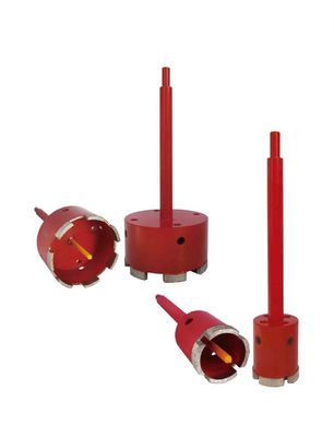 Segment 8MM 10MM Elmas Çekirdekli Matkap Seti 4 İnç Çekirdek Matkap Ucu 165mm