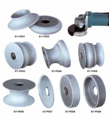 74mm 4cm Kalın Vakum Lehimli Elmas Bıçak Elektrikli Öğütücü Oyma Tekerleği