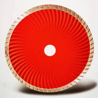 Sıcak Preslenmiş Sinterlenmiş Elmas Testere Bıçağı Turbo Parçalı Elmas Bıçak 250mm
